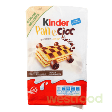 Бісквіт Kinder Pane Cioc 10шт, 290г /в уп.14шт/