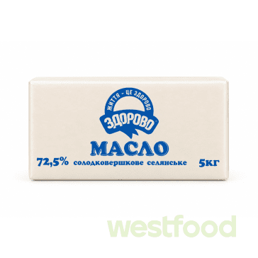 Масло 5 кг ВАГОВЕ Селянське 72,5% (Здорово)