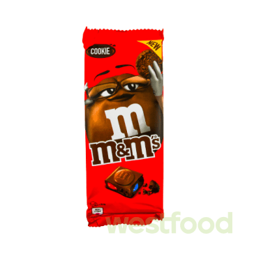 Шоколад M&M's Cоокіе 165г/в уп.16шт/