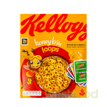 Сухий сніданок Kellogg's Honey bsss Pops 330г /в уп.4шт/