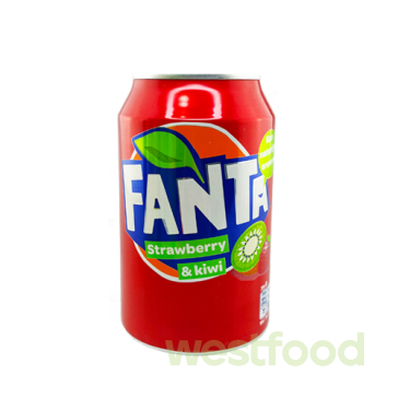 Напій Fanta 330мл Strawberry&Kiwi /в уп.24шт/