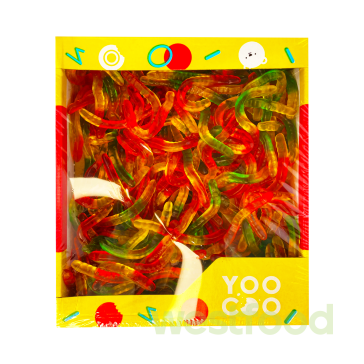 Жув.цукерки YooCoo 1,5кг Змія/Gummi Worms