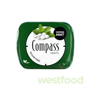 Драже Compass 14г PepperMint /в уп.12шт/
