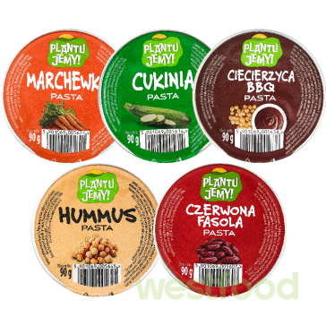 Паста овочева Plantu Jemy 90г в асорт. /уп.12шт/