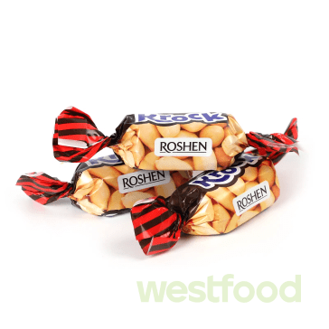 Цукерки ваг.Roshen Krock з арах.пастою, кг