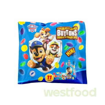 Драже Paw Patrol 154г Buttons Mini /уп.16шт/