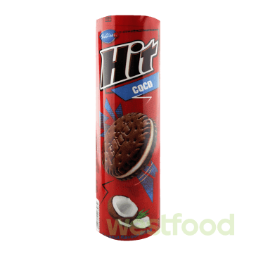 Печиво ХIT кокос 220г /в уп.24шт/