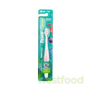 Зубна щітка Fesco DinoBaby 2-12р в асорт.