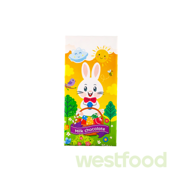 Шоколад Milk Chocolate 90г зайчик /уп.21шт/