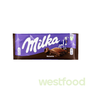 Шоколад Milka 80г Noisette /в уп.27шт/
