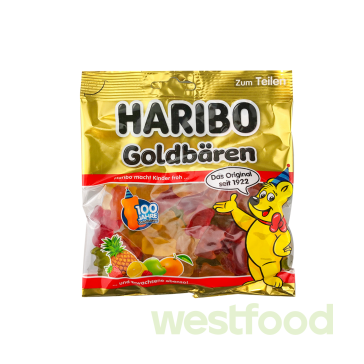 Желейні цукерки Haribo Золоті Ведмедики 80г  /уп.30шт/