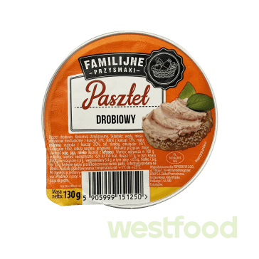 Паштет FamilijnePr. курячий 130г /уп.12шт/