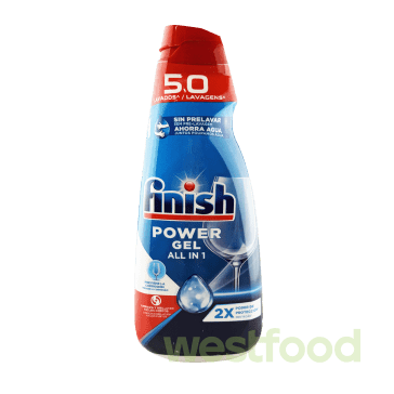 Гель для посуд.машини Finish 1л /уп.5шт/