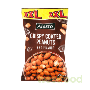 Арахіс в хрусткій оболонці Alesto 250г BBQ/уп.24шт/