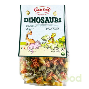 Макарони DALLA COSTA 250г Dinosauri /уп.12шт/