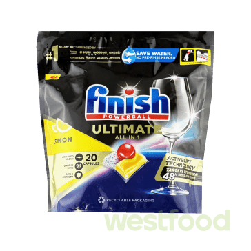 Капсули для посуд.машини FinishUltimate 20капс./уп.18шт/