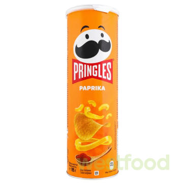 Чіпси Pringles 185г Паприка /в уп.19шт/