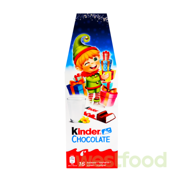 Шоколад Kinder Chocolate пенал 200г, шт /в уп.24шт/