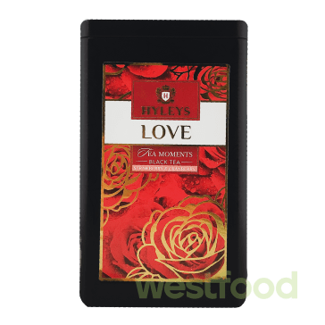 Чай Hyleys 80г Love чорний /уп.16шт/