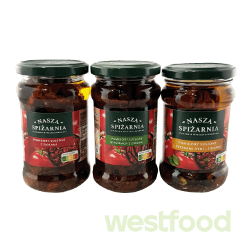 Помідори в'ялені Nasza Spizarnia 270г в асорт. /уп.8шт/