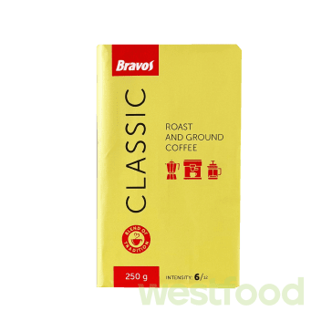 Кава мелена Bravos Classic 250г /уп.12шт/