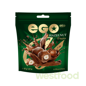 Цукерки EGO 87г HAZELNUT /уп.14шт/