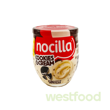 Шоколадн.паста Nocilla Cookies&Cream 180г з орео/в уп.12шт/