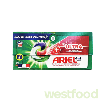 Капсули для прання Ariel 28шт Ultra Detachant /уп.4шт/