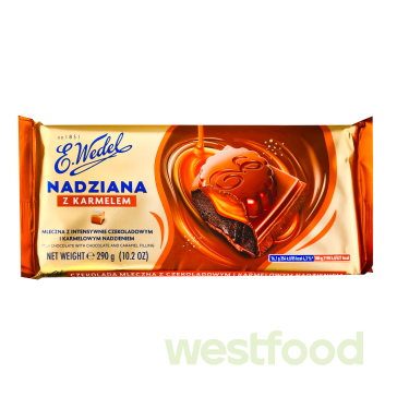 Шоколад Wedel Nadziana z Karmelem 290г