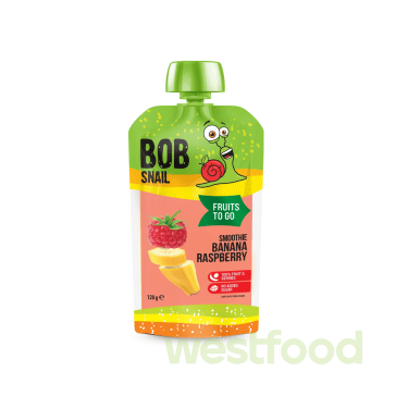 Пюре смузі Bob Snail банан-малина 120г