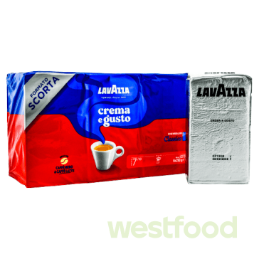 Кава мелена LAVAZZA Crema&Gusto /економ срібло/ 250г