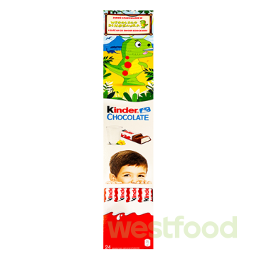 Шоколад Kinder Chocolate 3*100г лінійка