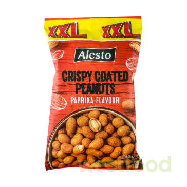 Арахіс в хрусткій оболонці Alesto 250г Паприка/уп.24шт/