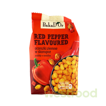 Арахіс в хрусткій оболонці BakaDOR 240г паприка /уп.21шт в асорт/