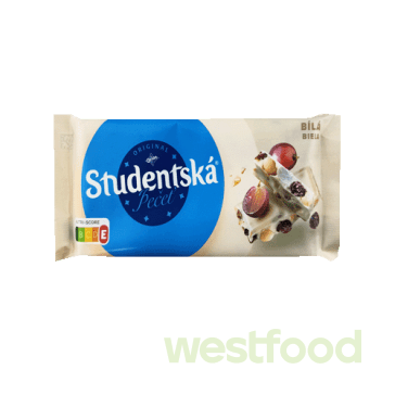 Шоколад Studentska Білий 170г /в уп.16шт/