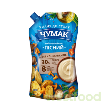 Майонезн.соус Чумак Пісний 30% 300г/в уп.36шт/