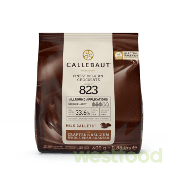 Шоколад у каллетах 400г Молочний 823  Callebaut