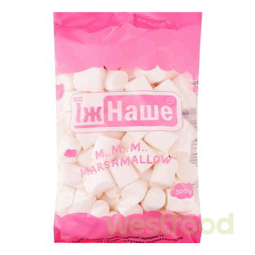 Маршмеллоу Тучки-штучки 500г Їж Наше /уп.5шт/