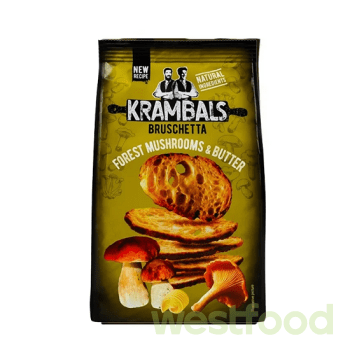 Брускети Forest Muchrooms&Butter 70г Krambals /уп.12шт/