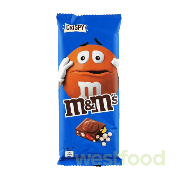 Шоколад M&M's Crispy 150г /в уп.16шт/