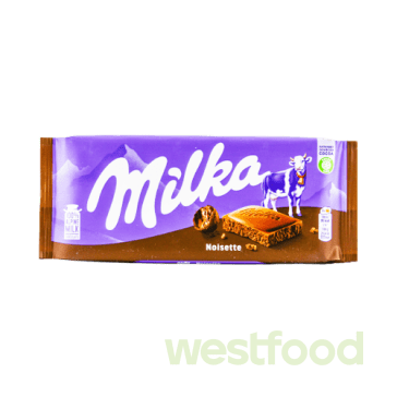 Шоколад Milka 100г Noisette /в уп.23шт/