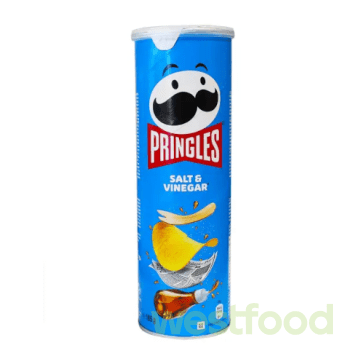 Чіпси Pringles 165г сіль salt&vinegar /в уп.19шт/