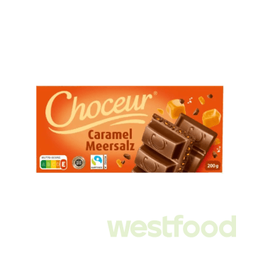 Шоколад Choceur солона карамель 200г Caramel Meersalz