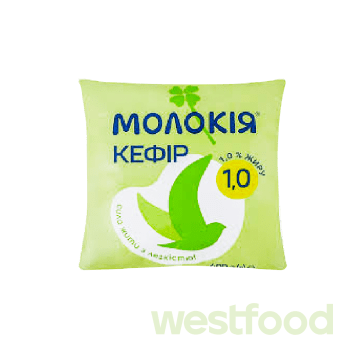 Кефір Молокія 400г 1% плівка