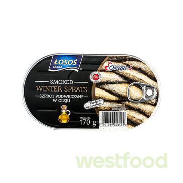 Шпроти в олії Losos 170г Winter Sprats /в уп.16шт/