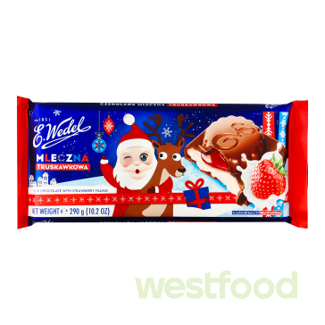 Шоколад Wedel Mleczna Truskawkowa 290г