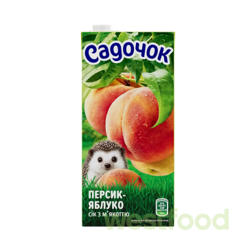 Сік Садочок 0,95л  персик-яблуко /в уп.12шт/
