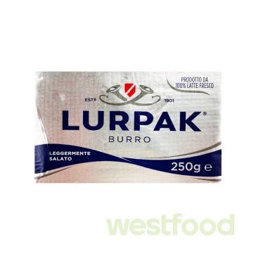 Масло 250г LURPAK слабосолене /в уп.20 шт/