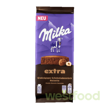 Шоколад Milka 190г Noisette /в уп.15шт/