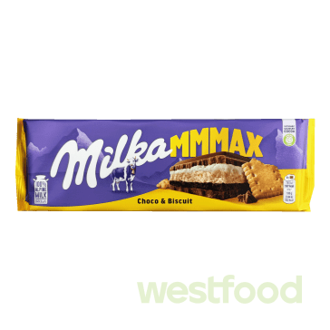 Шоколад Milka 300г Choco & Biscuit(Keks) /в уп.12шт/